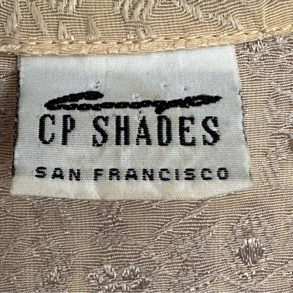 CP SHADES San Francisco Vintage Jacquard Button Up Blouse Long Sleeves Medium - Picture 9 of 13